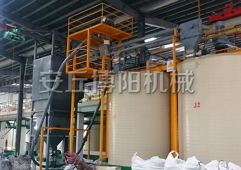 安丘博陽工業(yè)鹽噸袋拆包機的特點是什么？
