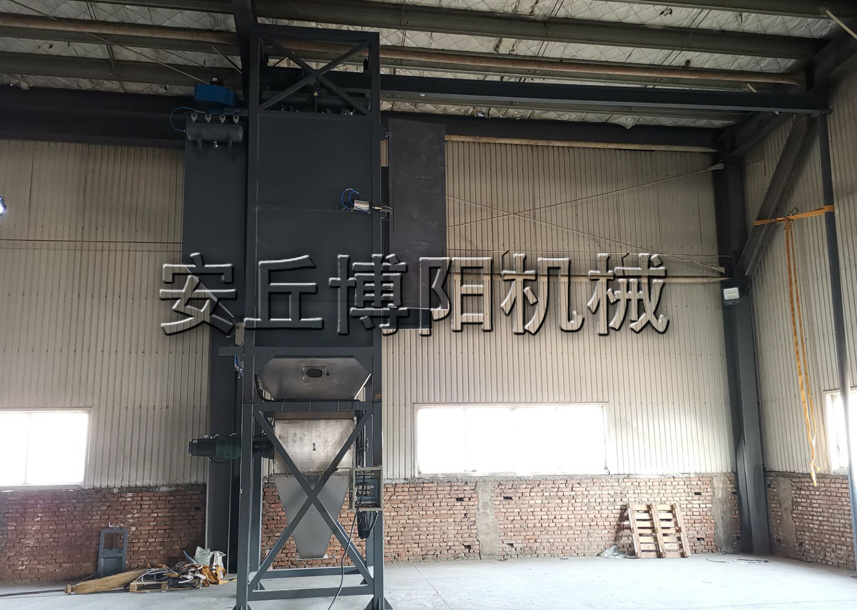 安丘博陽機械脫硫粉噸袋拆包機如何進行拆包卸料作業(yè)？