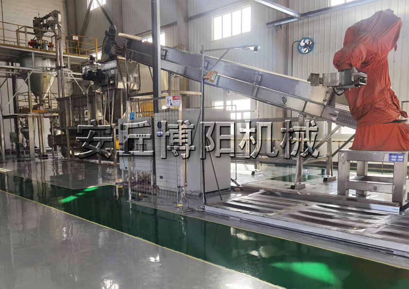 安丘博陽機械氧化鋁自動機械手拆包機能實現(xiàn)全自動化嗎？