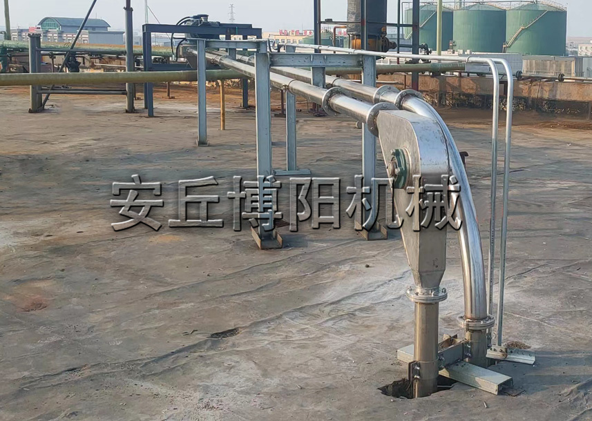 氯化鈣管鏈式輸送機 管鏈粉體輸送機如何布置？